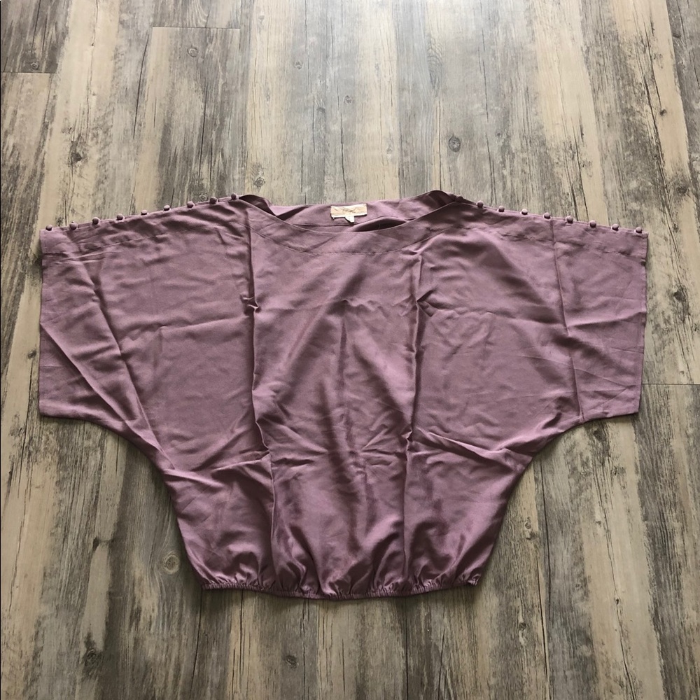 Lost April Blush Oversized Blouse